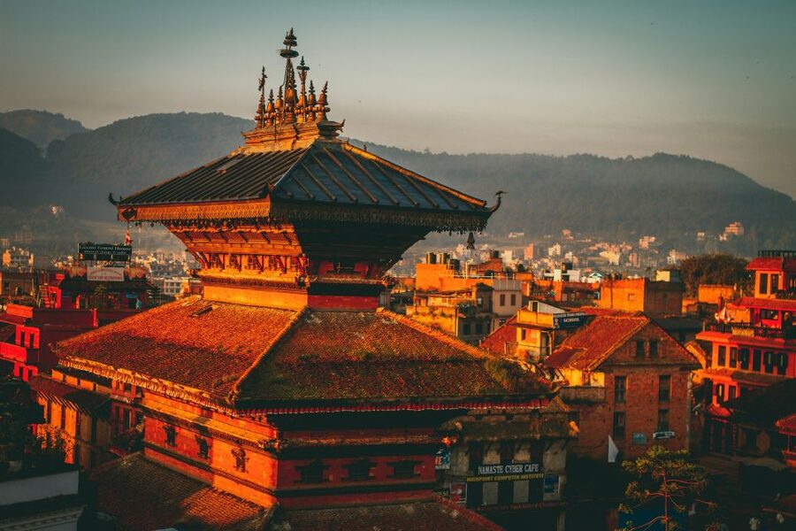 Thamel Rickshaw tour - Shree Gha Stupa and Tibetan-style snacks