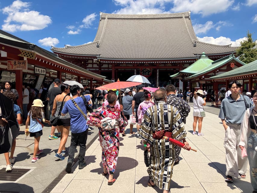 Tokyo: Asakusa Highlights Walking (OP : Rickshaw Experience) - Nakamise Shopping Street and the Temple Approach