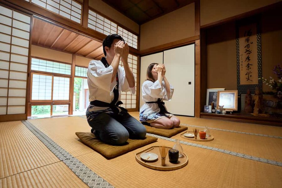 Tokyo Vegan Tour : Miso Making, Tea Ceremony, Rickshaw Ride - Starting at Daimon Station and meeting your guide