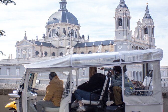 Tour of Castizo Madrid with a private guide in a yellow Tuk-Tuk - Madrid Cathedral and the city’s changing religious story