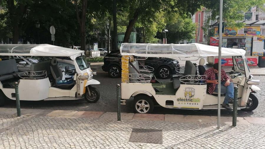 Travel to the Medieval part of Lisbon by Tuk Tuk - Senhora do Monte: the longest viewpoint stop