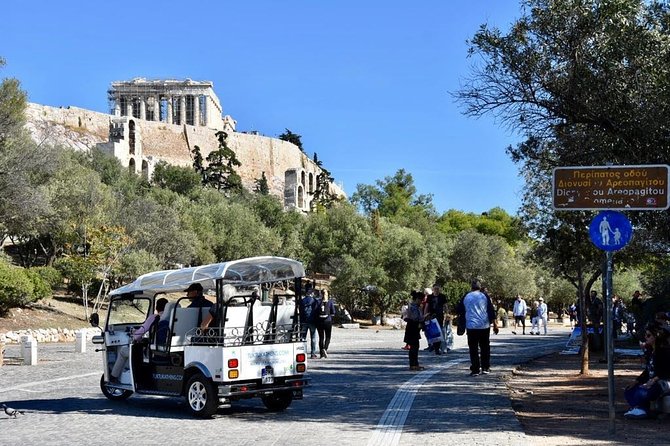 Tuk Tuk Athens Complete City Center Tour - 100% Electric (3 hour) - Mount Lycabettus and the five-minute climb