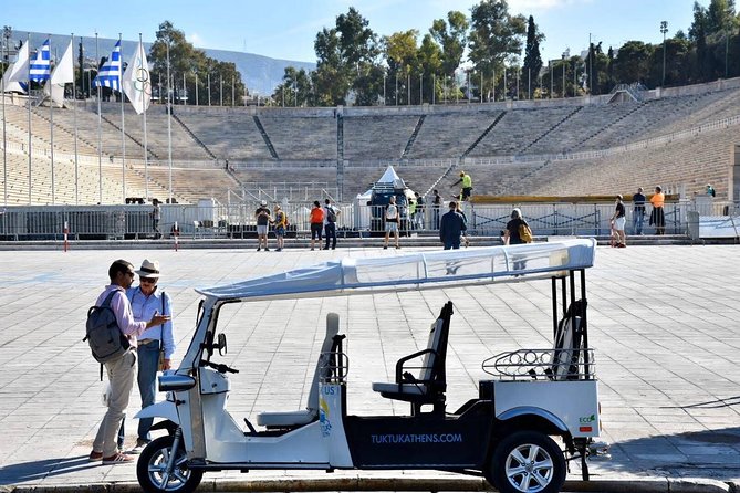 Tuk Tuk Athens Complete City Center Tour - 100% Electric (3 hour) - The marble Panathenaic Stadium