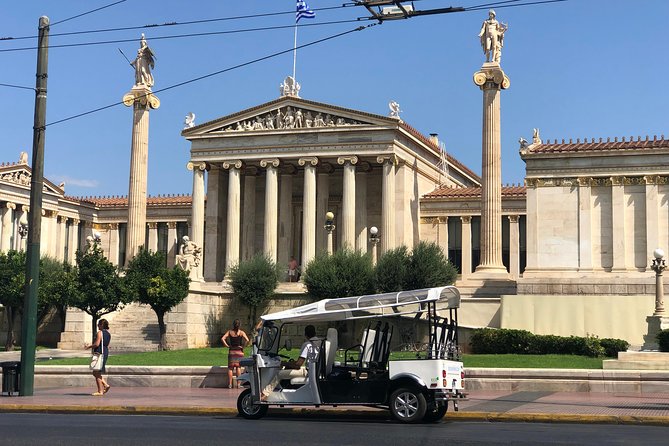 Tuk Tuk Athens Complete City Center Tour - 100% Electric (3 hour) - The Academy of Athens and Agios Dionysios