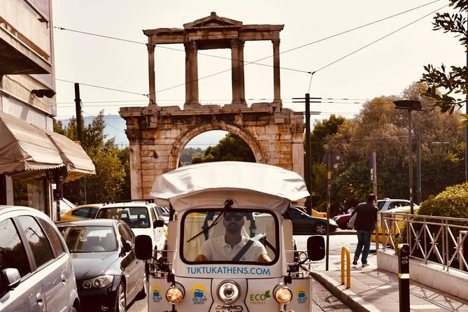 Tuk Tuk Athens Piraeus Cruises & Complete City Tour - Private 4 hours - Why an electric tuk-tuk works well in Athens