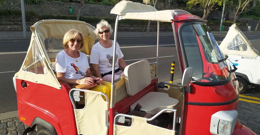 Tuk Tuk Funchal City - Madeira Island - The market, town hall, and cathedral