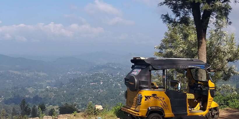 Tuk-Tuk Safari Liptons seat,Tea Fields Hike,TeaFactory Tour - A picnic with a sensible rain plan