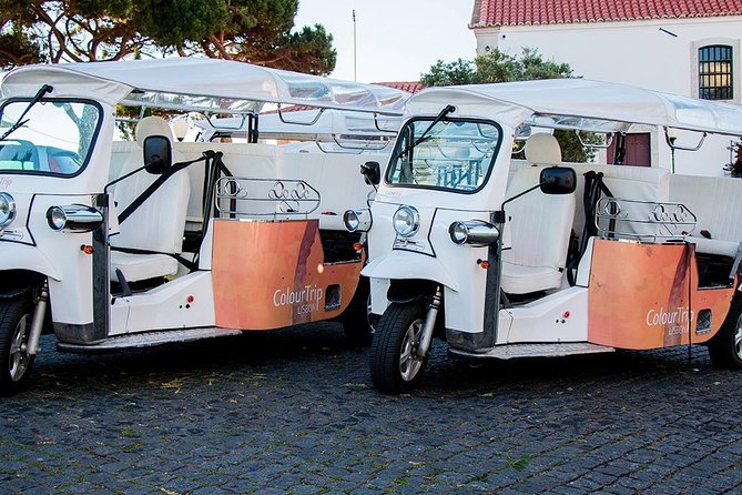 Tuk tuk tour in Belem area - Belém Tower beside the Tagus