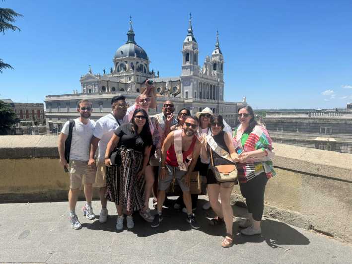 Tuk Tuk Tour with Wine Test in Madrid - Plaza Mayor and the feel of central Madrid