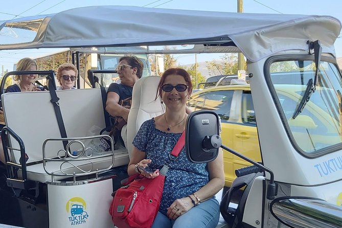 TukTuk Athens Private Evening / Afternoon Complete Tour - City Center & Old Town - Ancient Athens at Zeus and Hadrian’s Arch