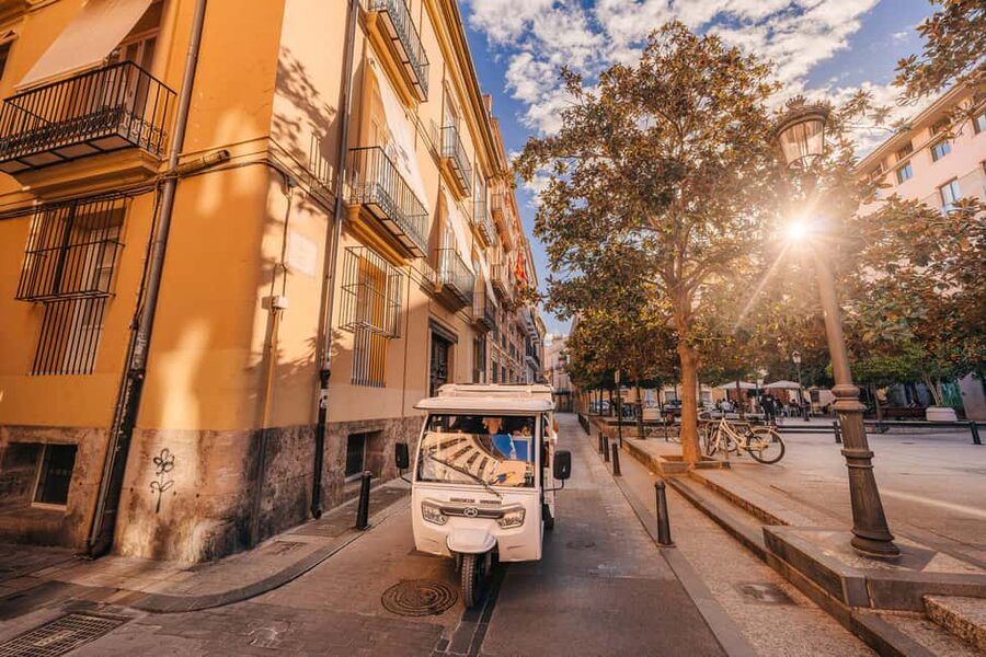 Valencia: 2-hour City Highlights Guided Tour by Tuk Tuk - Puerta del Mar and Valencia’s old city edge