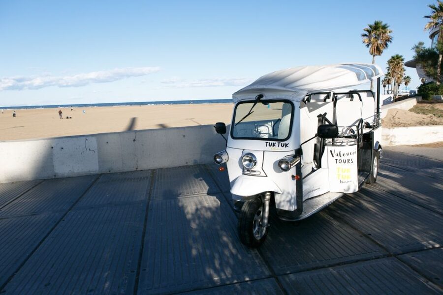 Valencia: Complete Tuk-Tuk Tour Around the City - Valencia’s old walls, towers, and city center