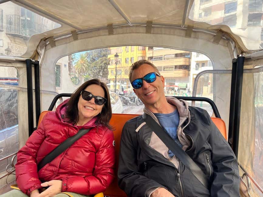 Valencia: Tuk Tuk Modern Tour - What the private electric tuk tuk feels like