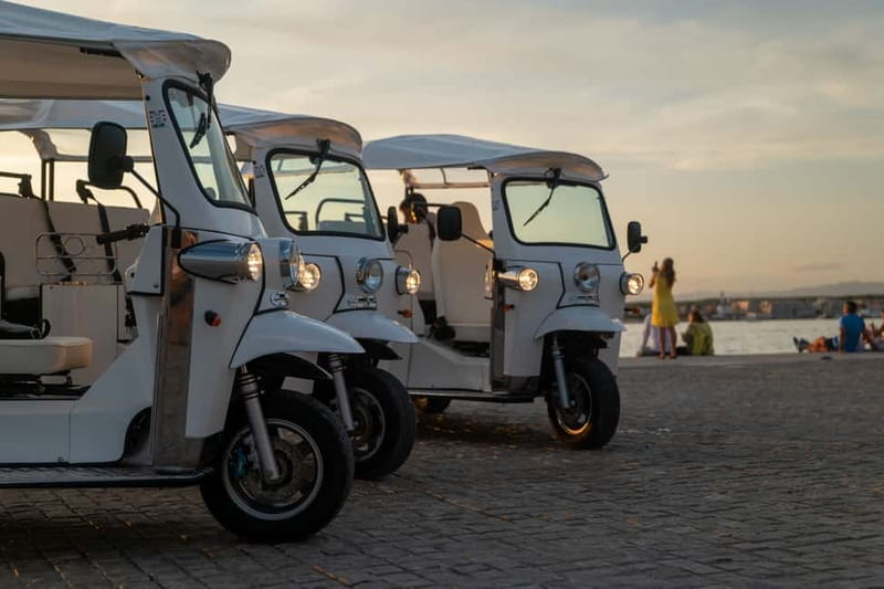 Zadar: Panorama Eco Tuk Tuk Tour - Catching the Greeting to the Sun at dusk