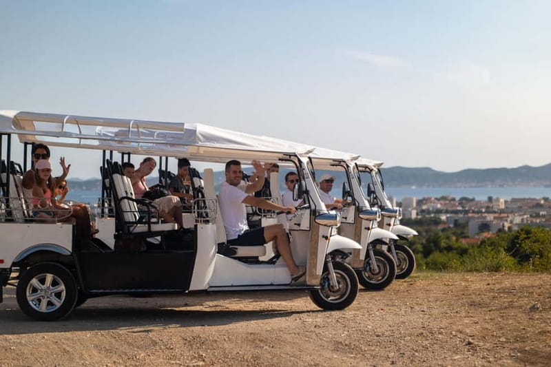 Zadar: Sunset Eco Tuk Tuk Tour - Greeting to the Sun: a ten-minute sunset pause